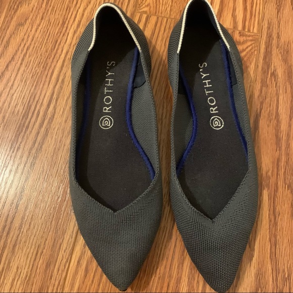 ❌SOLD❌Rothy’s The Point Flat - Gray - Picture 2 of 12